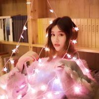 星星灯彩灯少女心红灯装饰灯宿舍卧室串灯LED灯串闪灯星星小灯
