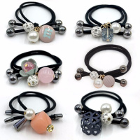 韩版1/3/6/10件套新款扎头绳扎马尾皮筋皮套百搭小清新头饰