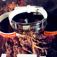 潮牌情侣手环supreme一对男士女学生手环手链NBA篮球星座球星硅胶