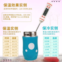 蘑菇兔子杯保温杯子女儿童大容量不锈钢学生可爱非玻璃韩版迷你