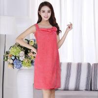 [秋冬款加厚浴巾可穿]成人浴袍比纯棉吸浴衣女裹胸速干浴裙