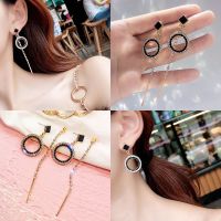 气质女神耳环女长款韩国坠个性耳坠耳钉学生少女心可爱流苏耳饰