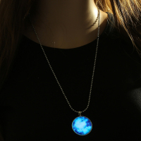 【星空夜光坠】十二星座夜光男女项链坠蜡绳坠学生简约项链