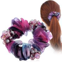 头花头饰圈头绳韩版简约成人百搭丸子头淑女扎头饰品带饰