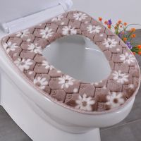 马桶坐垫加厚马桶垫防坐垫可爱便器垫子粘扣拉链秋冬通用坐便套