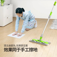 [依丽美]大号免手洗平板拖把家用瓷砖旋转拖把木地板地拖布墩布