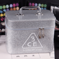 硬化妆收纳大容量韩国专业手提便携可爱化妆品小号化妆箱