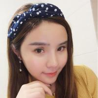 韩国新款饰兔耳朵箍宽边带齿头箍布艺头饰蝴蝶结卡复古百搭