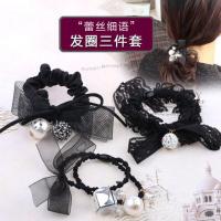 头饰饰头绳圈头饰品橡皮筋扎头饰品绳箍带头箍夹