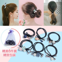 [买就送一字夹10个]6-24件韩国头绳圈橡皮筋皮套绳头饰饰