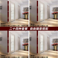 石塑PVC护角条 护墙角保护条防撞条阳角线 免打孔仿实木纹护角