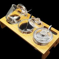 厨房用品加厚全玻璃料盒盐糖罐味罐鸡精味精佐料味瓶罐套装