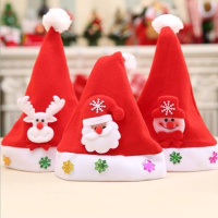 圣诞帽幼儿园儿童小礼品圣诞帽子成人男女批圣诞节装饰品