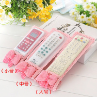 3个装大中小空电视机遥控器套 布艺遥控套 满天星蝴蝶保护套