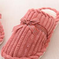 秋冬情侣棉拖鞋女男士居家棉鞋室内托鞋韩版卧室家居防滑毛毛拖鞋