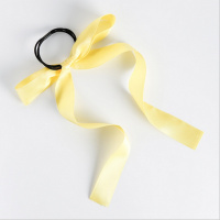 明星迪丽热巴同款2对4条装带圈丝带蝴蝶结皮筋闺蜜绑头饰品