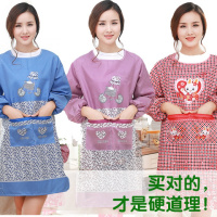 新款围裙长袖无袖防污男女时尚厨房防油成围裙时尚反穿做饭围裙