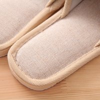 亚麻拖鞋夏男女情侣室内居家居木地板棉麻凉拖鞋四季客人软底防滑