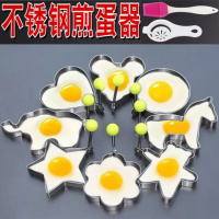 【8/3个装】加厚不锈钢煎蛋器模具荷蛋模型厨房煎鸡蛋模型