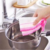 [主妇好帮手]30条/20/5可选百洁布不沾油5层棉纱吸性强洗碗布