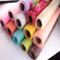 雪点纱3.5米长50厘米宽雪花纱 泡沫纱 鲜花装纱 手工装材料