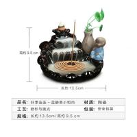 倒流香创意香炉家用倒流香粒卧室香薰炉檀香熏香蚊香炉盘香室内香