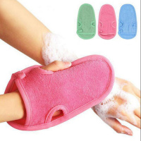 韩国沐浴洗澡刷擦背巾去污强力去角质搓泥手套