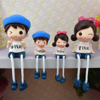 现代简约客厅家居装饰品小摆件酒柜卧室房间创意室内脚娃娃摆设