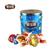 甜甜乐星球杯中杯950g巧克力杯儿童夹心饼干小杯小零食大礼包