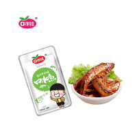 口水娃口水鱼(散装酱汁牛肉味)500g(约55包)辣味休闲零食麻辣小鱼仔湖南特产
