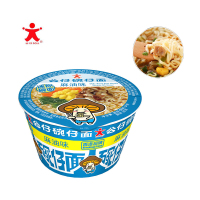 公仔迷你碗面泡面麻油味34g*6麻油味夜宵零食小吃方便面批发