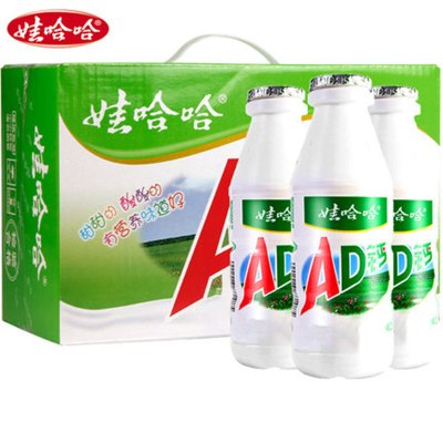 娃哈哈AD钙奶220g*24瓶整箱ad钙含乳饮品儿童学生早餐饮料