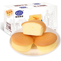 港荣蒸蛋糕800g整箱芝士蛋糕学生早餐小面包蛋糕零食成人款零食品