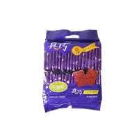 真巧巧克力涂层饼干(巧克力味)380g/袋小饼干早餐牛奶饼干小包装休闲零食品