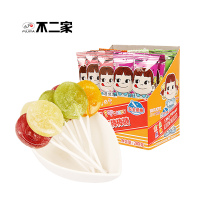 不二家大棒棒糖(蜜桃+葡萄+哈密瓜+香橙)28支多味水果牛奶味大棒棒糖糖果小零食批发
