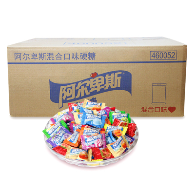 [散装批发]阿尔卑斯硬糖500g*10斤散装多口味混合婚庆喜糖零食