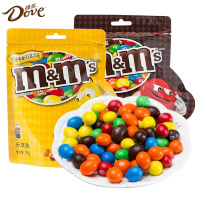 德芙MMS巧克力豆160g巧克力彩虹喜糖m豆网红儿童零食小吃食品
