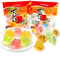 喜之郎水果乳酸果冻360g袋装多口味混合儿童宿舍休闲零食