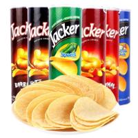 马来西亚jacker杰克薯片100g蜂蜜黄油原味罐装土豆片小吃休闲零食