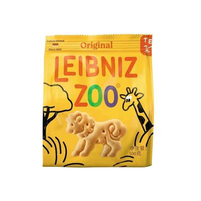 百乐顺leibniz莱布尼兹动物型黄油饼干牛奶蜂蜜燕麦早餐饼干100g