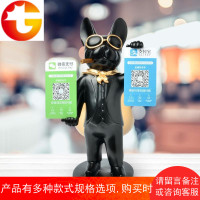 招财猫摆件店铺开业礼品赠品招财摆件收银台二维码摆台创意礼品