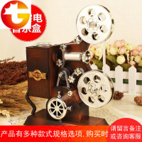 创意留声机摆件天空之城音乐盒复古八音盒送男女同学朋友生日礼物