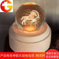 独角兽水晶球音乐盒旋转八音盒女生生日礼物送女友儿童