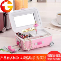 玩具行李小拉杆箱迷你音乐盒 会跳孩女生生日礼物儿童节礼物