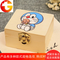 儿童卡通圣诞节礼物创意哆啦a梦木质发条音乐盒送女友生日八音盒
