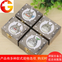 宫崎骏发条旋转木盒龙猫音乐盒八音盒 创意学生礼物 工艺摆件礼品