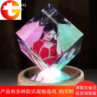 相册水晶球音乐盒旋转照片diy定制歌曲目八音盒生日礼物女生欧式