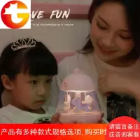 宝宝旋转音乐盒八音盒儿童玩具女生公主冰雪奇缘音乐盒的