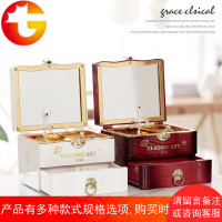 古典优雅四方收纳首饰盒创意旋转跳舞八音盒音乐盒情人节生日礼物