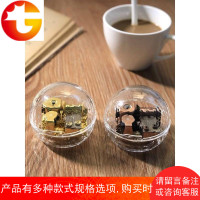亚克力透明球形音乐盒发条天空之城八音盒创意生日礼物送女生孩子